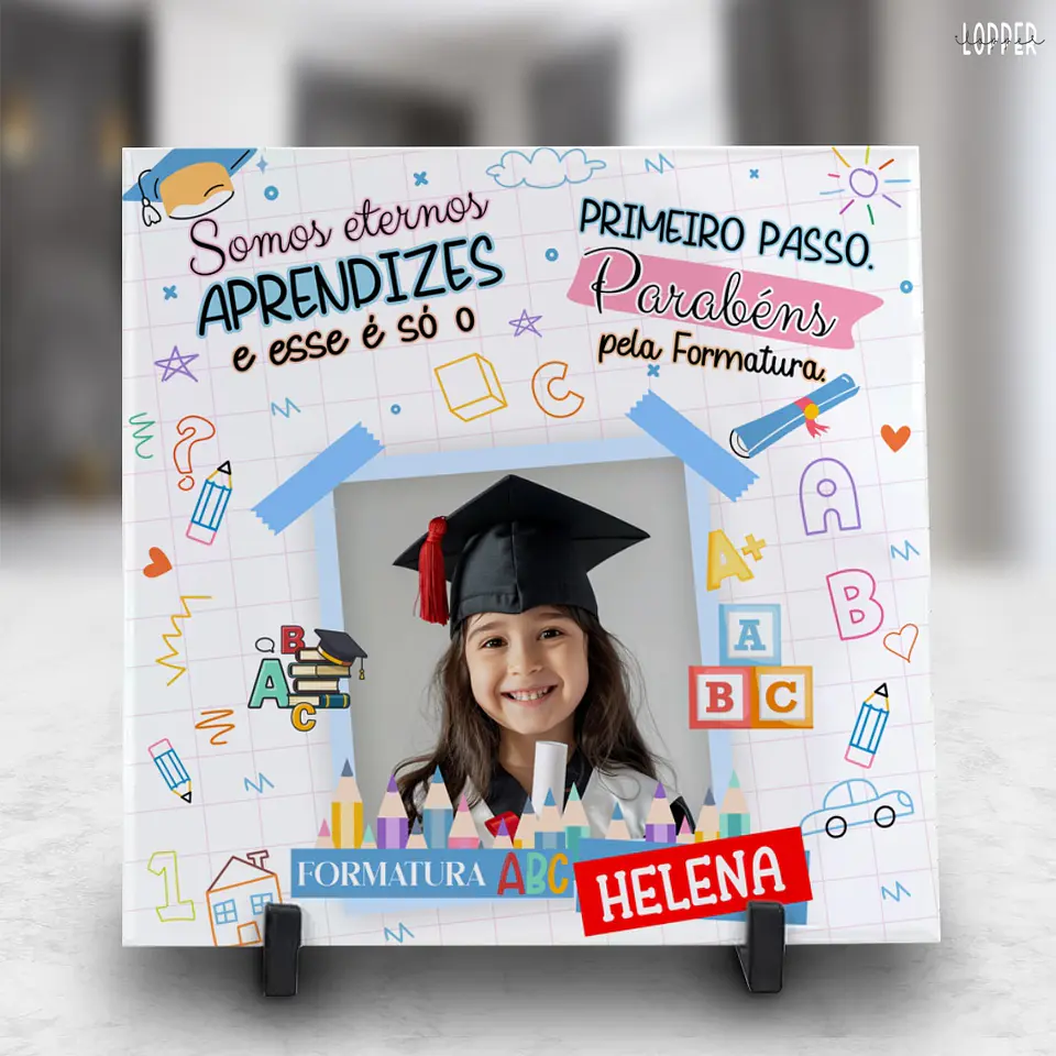 10 Artes Azulejo Formatura ABC Arquivo Editável 8