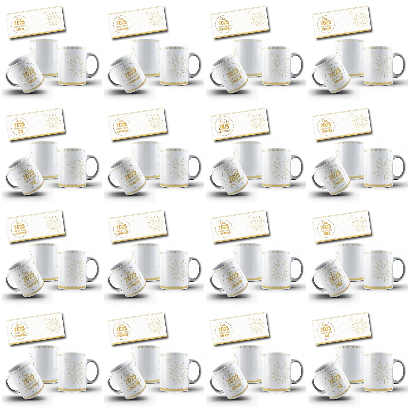 24 Artes Caneca E Camisa Ano Novo Arquivo Arquivo em Png 4