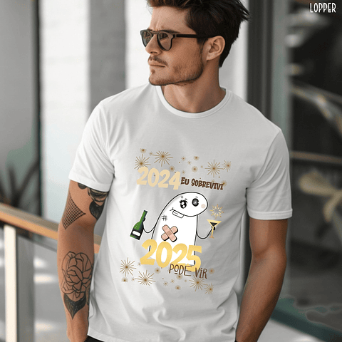 21 Artes Camisa Ano Novo 2025 Arquivo Editável