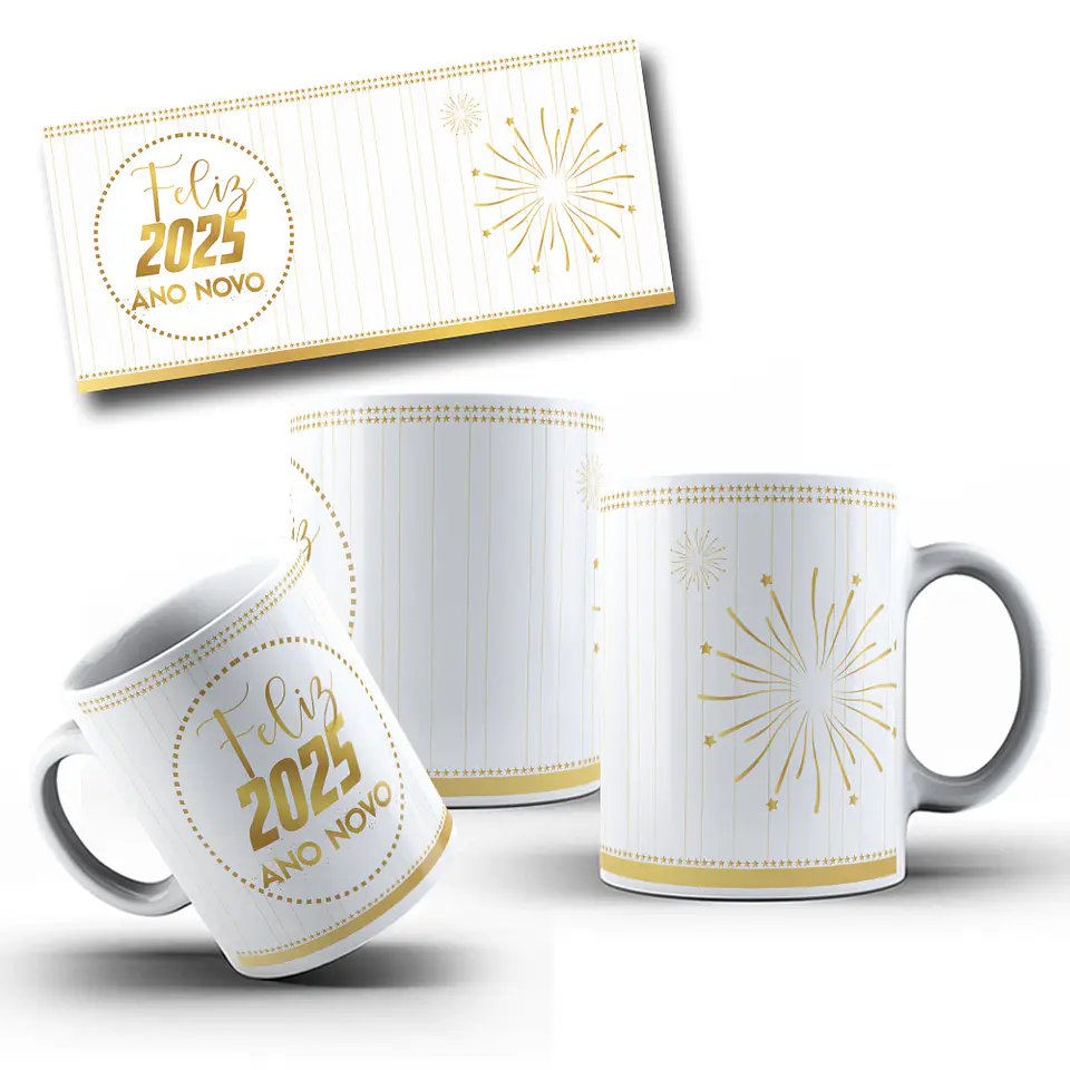 24 Artes Caneca E Camisa Ano Novo Arquivo Arquivo em Png 8