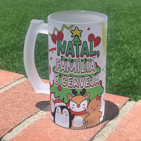 7 Artes Caneca Copo Chopp Natal Arquivo Arquivo Editavel 