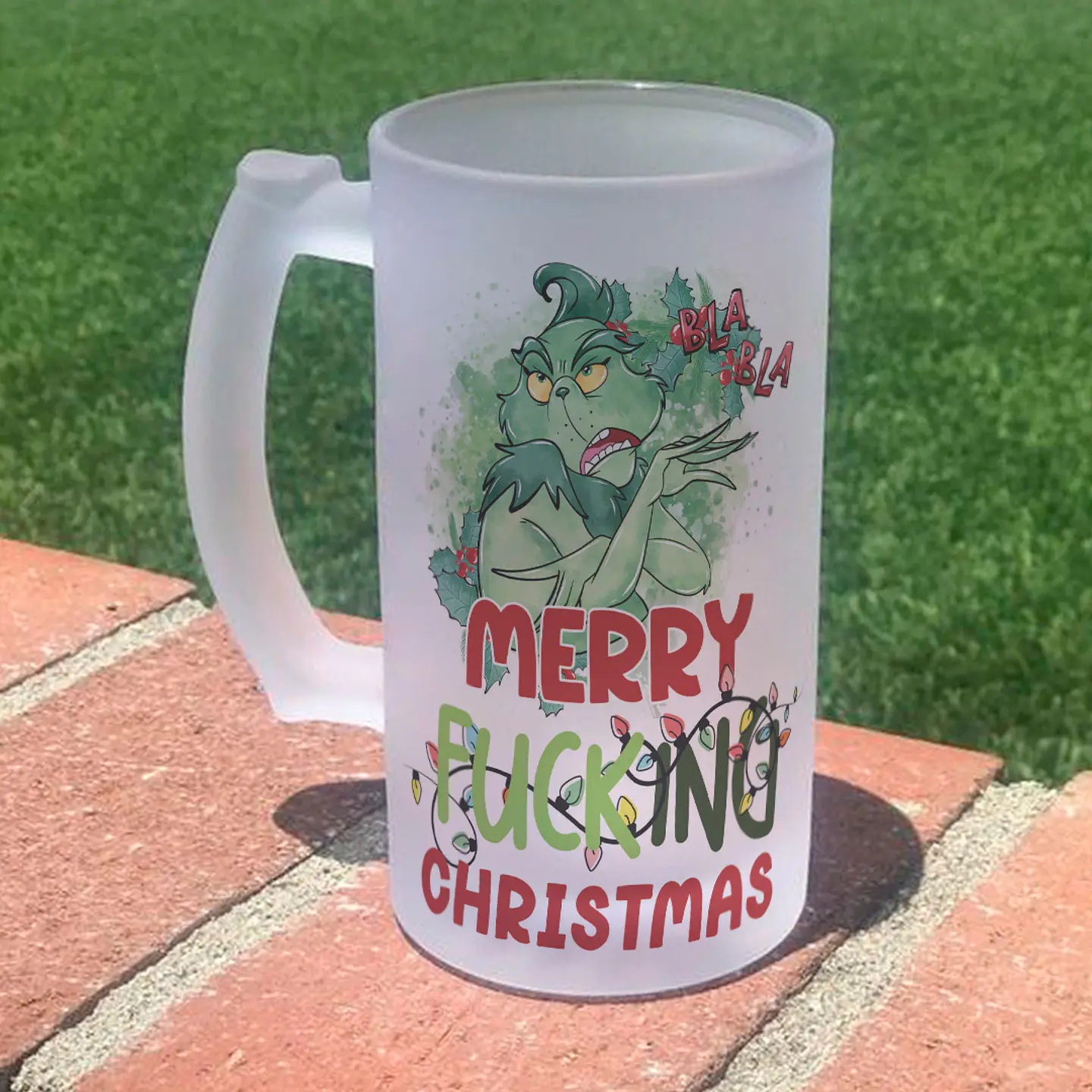 16 Artes para Copo Chopp Grinch Natal Arquivo Editavel  1