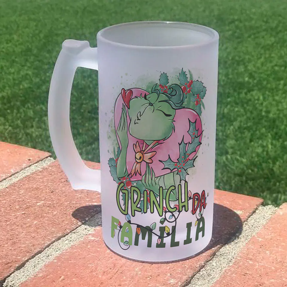 16 Artes para Copo Chopp Grinch Natal Arquivo Editavel  2