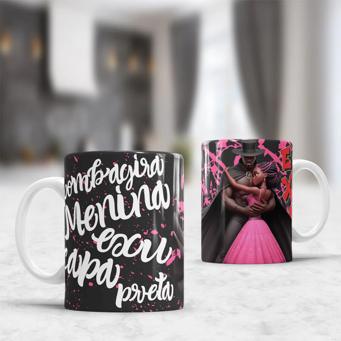 7 Artes para Caneca Casal Exú Arquivo em Jpg 3