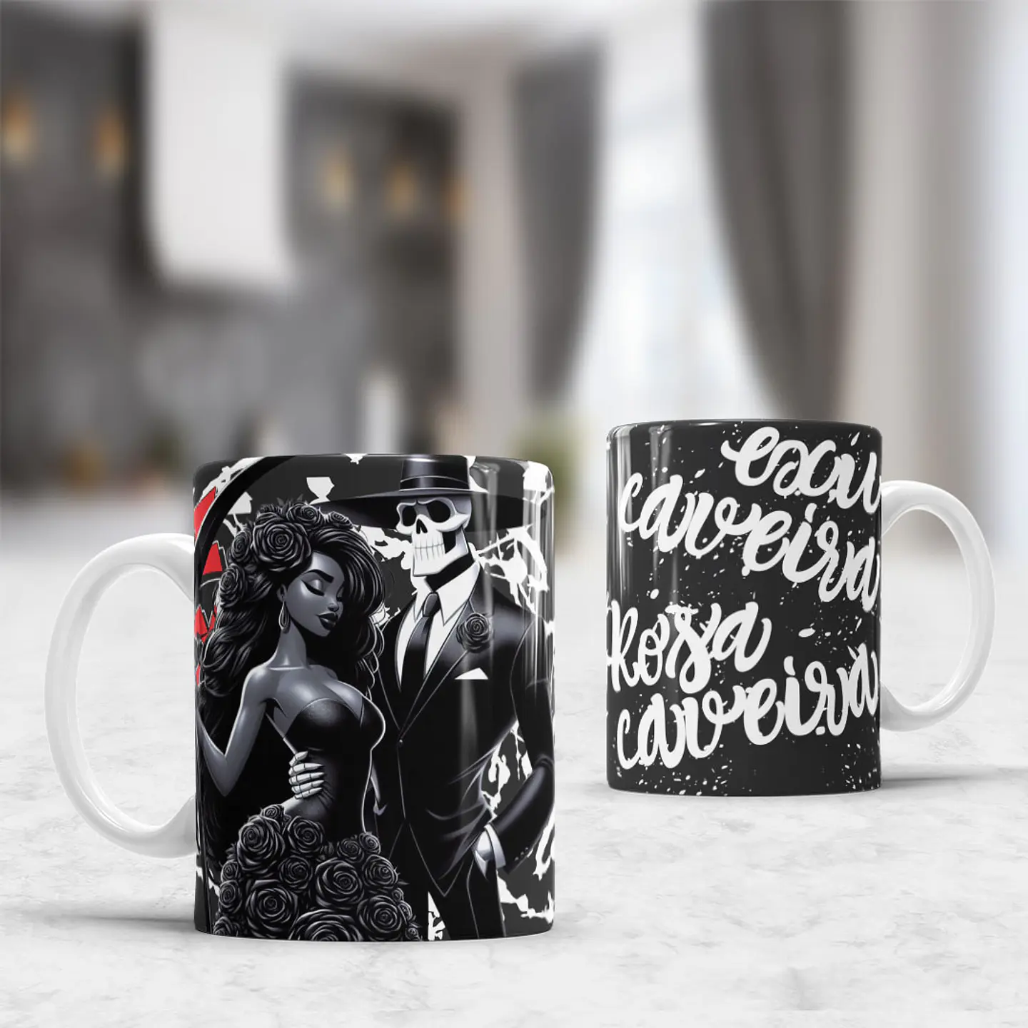 7 Artes para Caneca Casal Exú Arquivo em Jpg 4