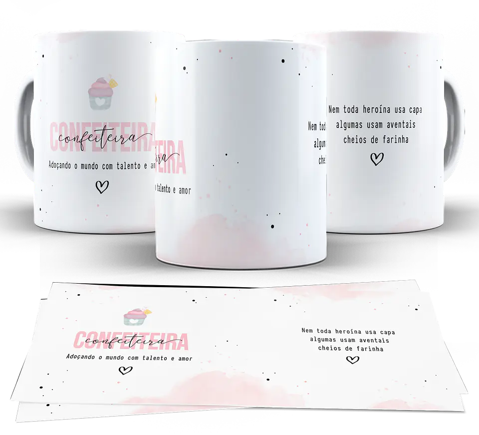 10 Artes para Caneca Profissões Arquivo em Png   2