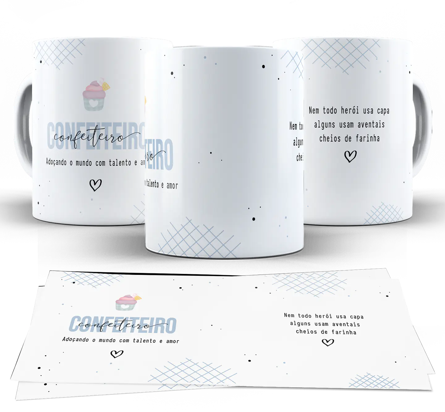 10 Artes para Caneca Profissões Arquivo em Png   3