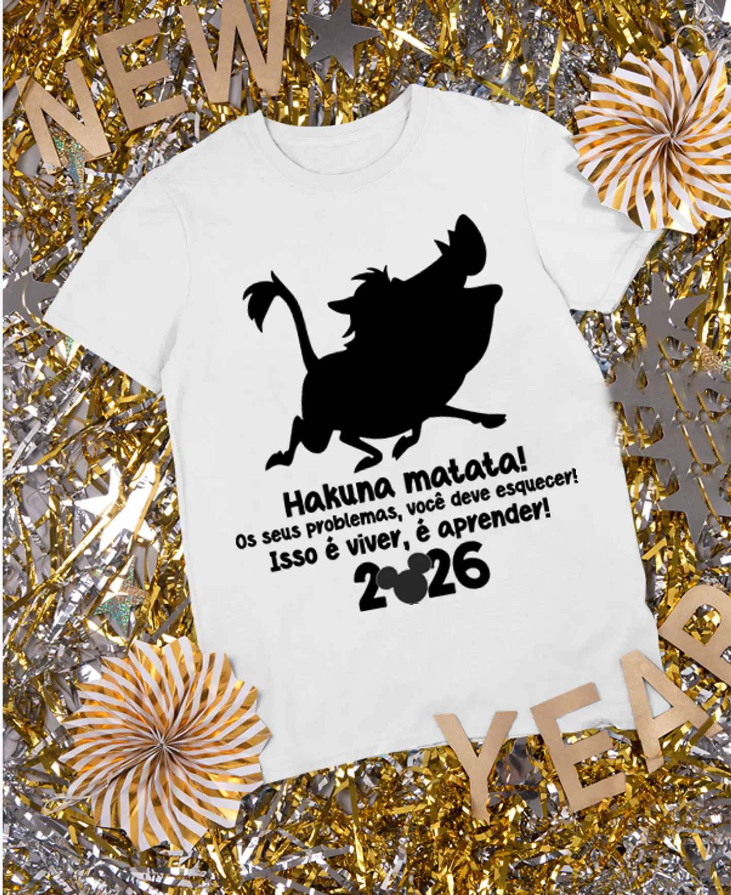 20 Artes para Camisa Disney Mickey e Minnie Ano Novo 2026 Arquivo Editavel 13