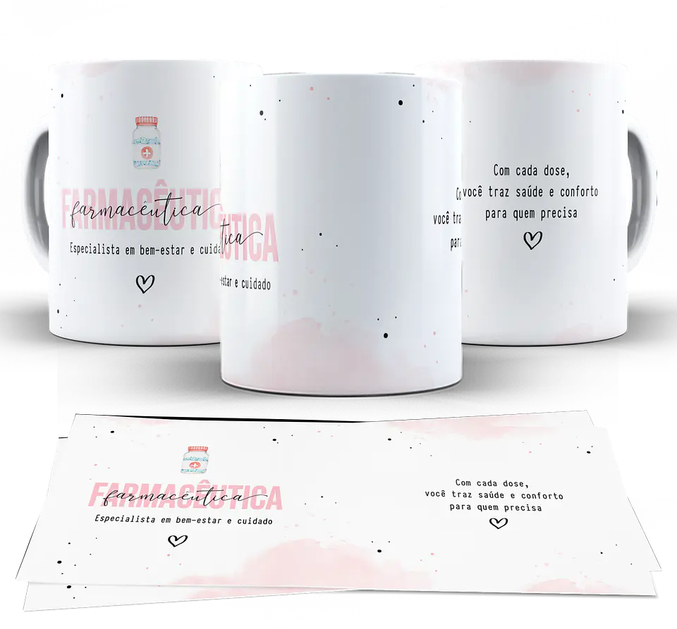 10 Artes para Caneca Profissões Arquivo em Png   5