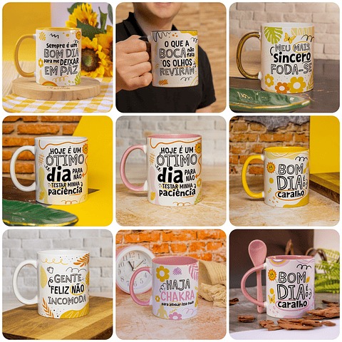 25 Artes para Caneca Frases Deboche Arquivo em Jpg