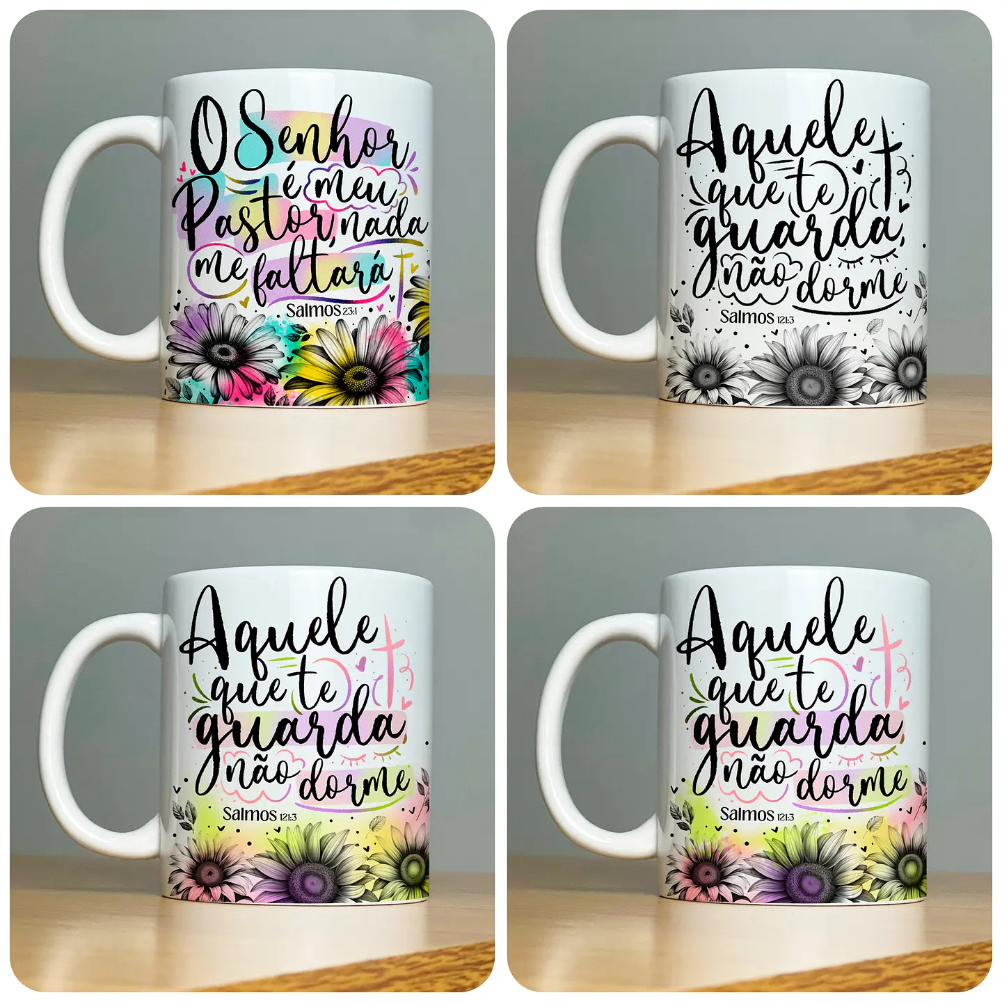 22 Artes para Caneca Frases Religiosas Palavra Arquivo em Jpg 8