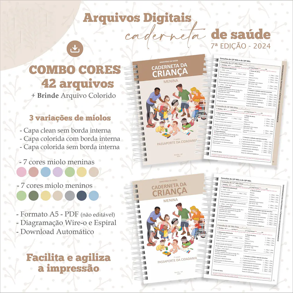 Arquivo Agenda Caderneta de Saúde 7 edição 2025 Arquivo em Pdf 1