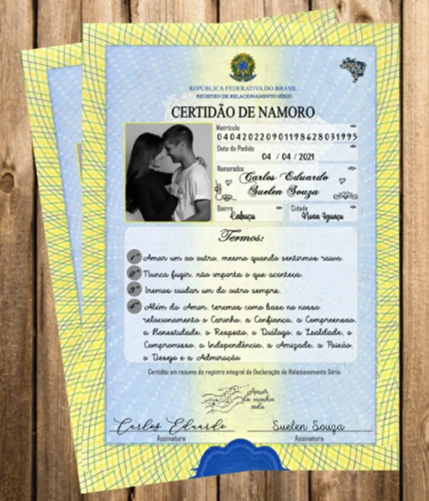 Arquivo Certidão de Namoro Arquivo em Pdf  1
