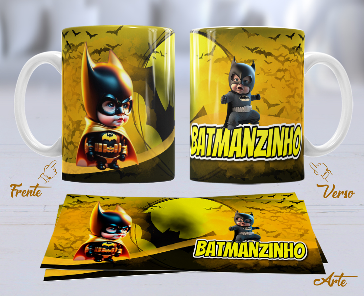 10 Artes para Caneca Personagens Cute Arquivo Editável 10