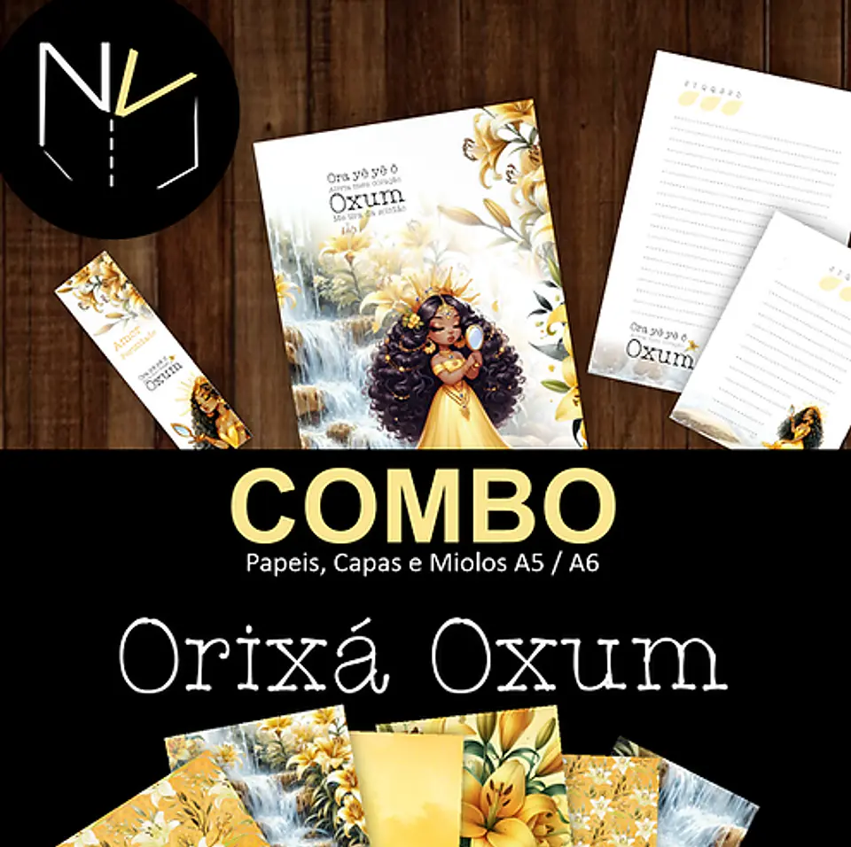 Combo Arquivos para encadernação Orixás e Outros em Pdf 7