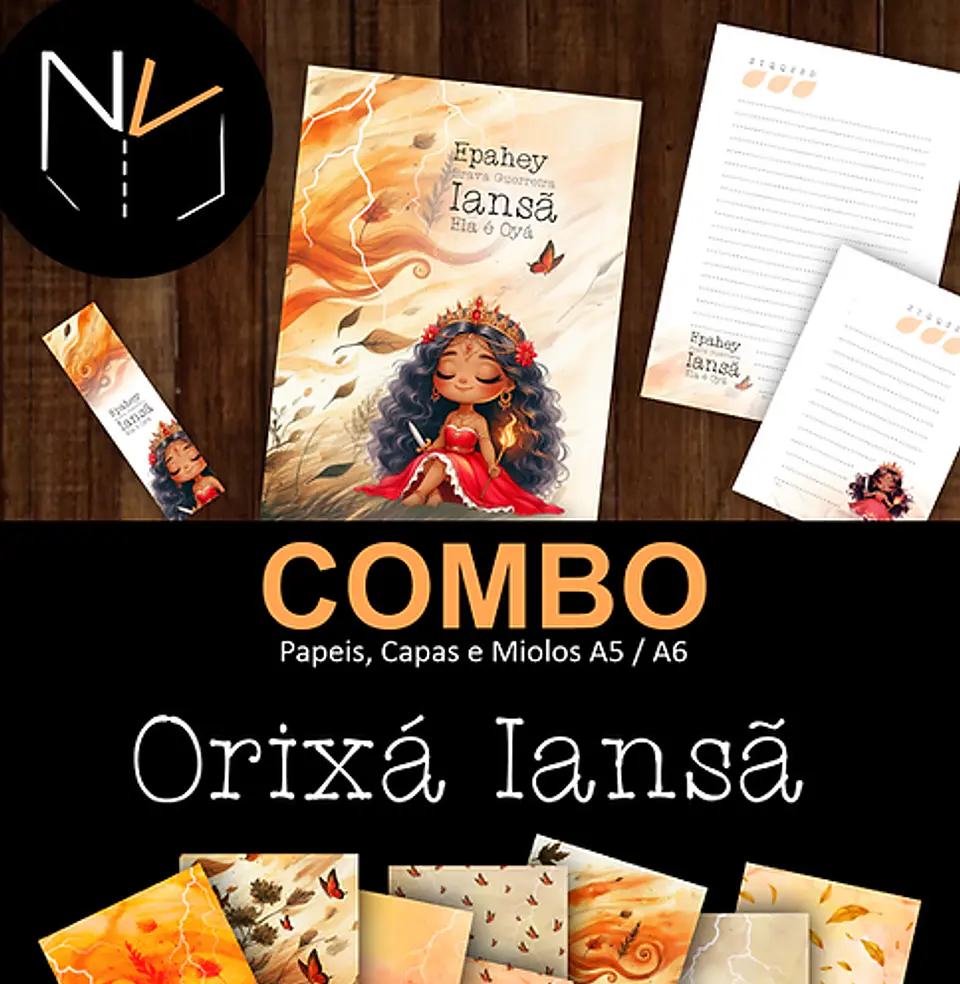 Combo Arquivos para encadernação Orixás e Outros em Pdf 8