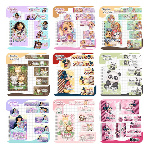 Pacote Agendas Escolares 2023 Completo em Pdf e Jpg