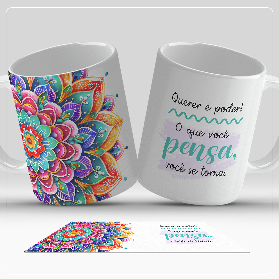 8 Artes para Caneca Mandalas Arquivo em Jpg 2