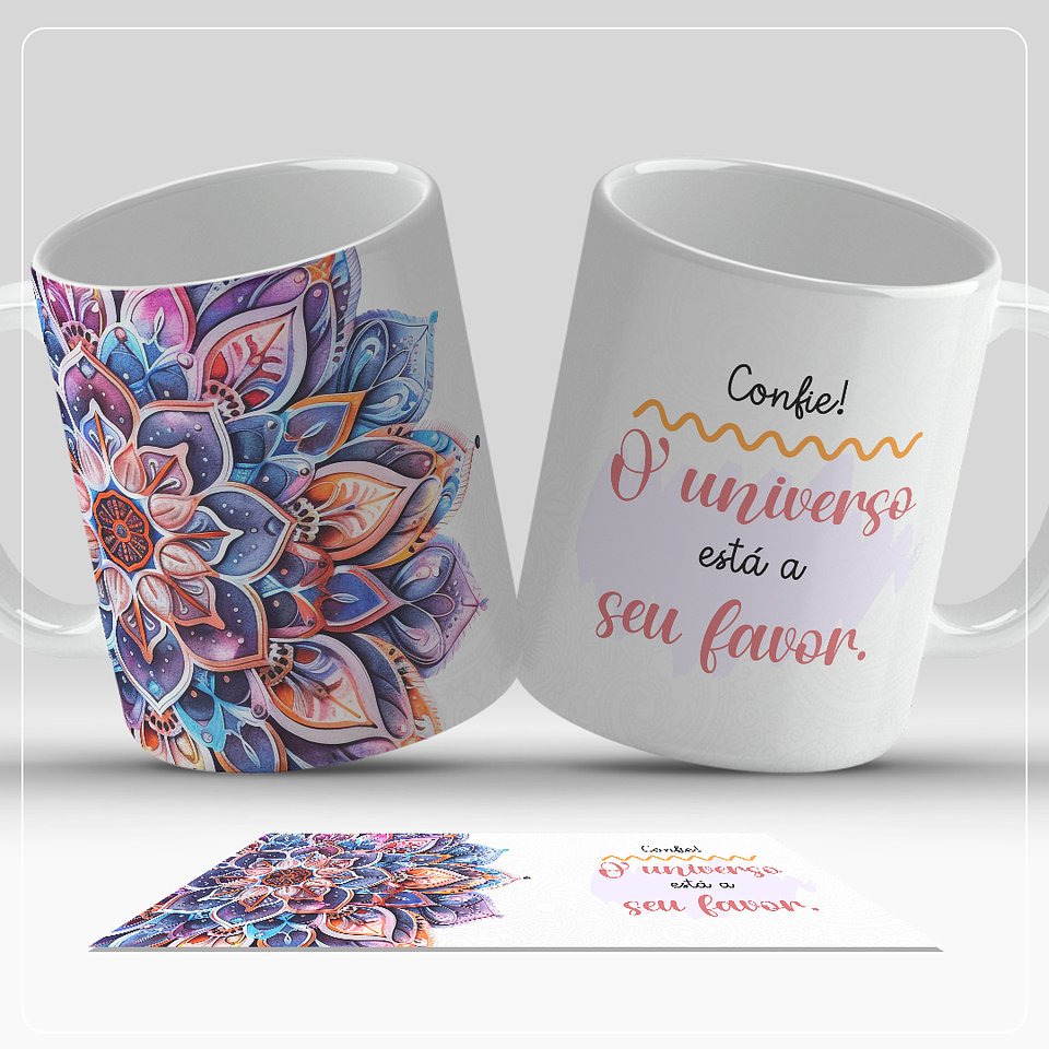8 Artes para Caneca Mandalas Arquivo em Jpg 3
