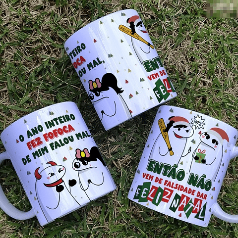 Arte Caneca O ano Inteiro fez fofoca de mim Flork Natal Arquivo em Jpg 