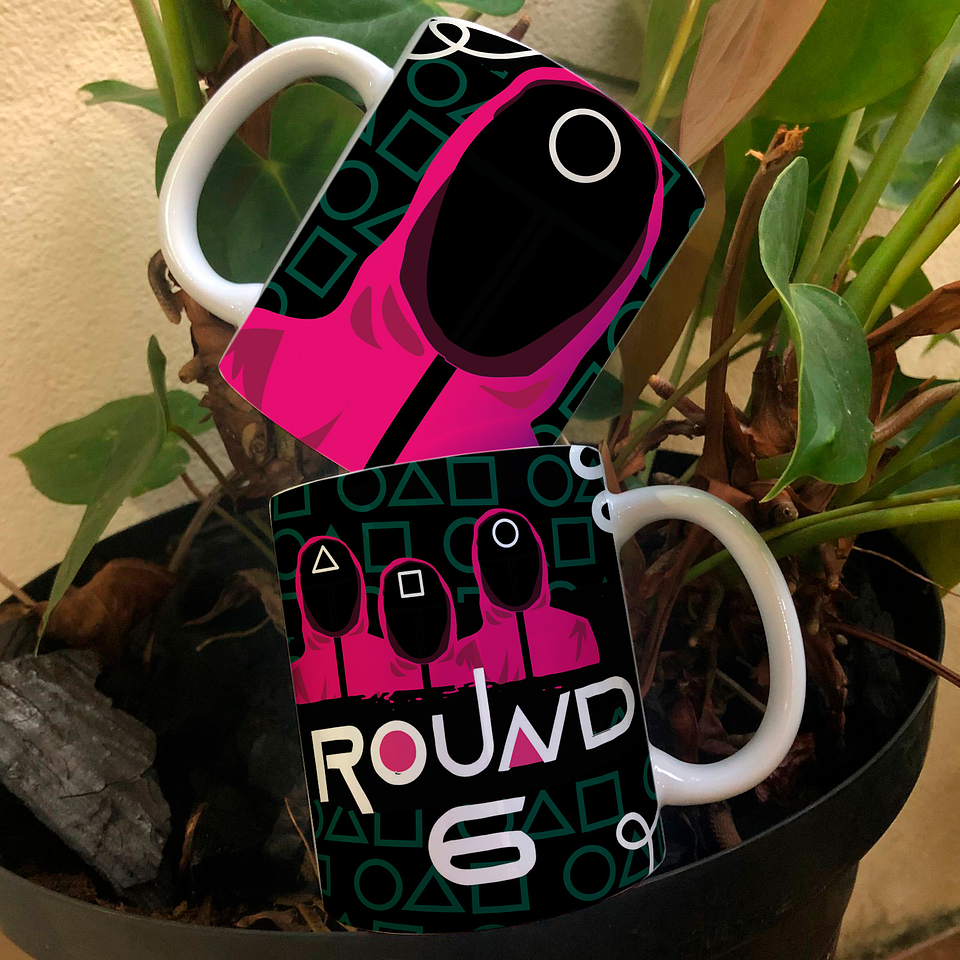 6 Artes para Caneca Roud 6 Mais Caderno Arquivo em Jpg 6