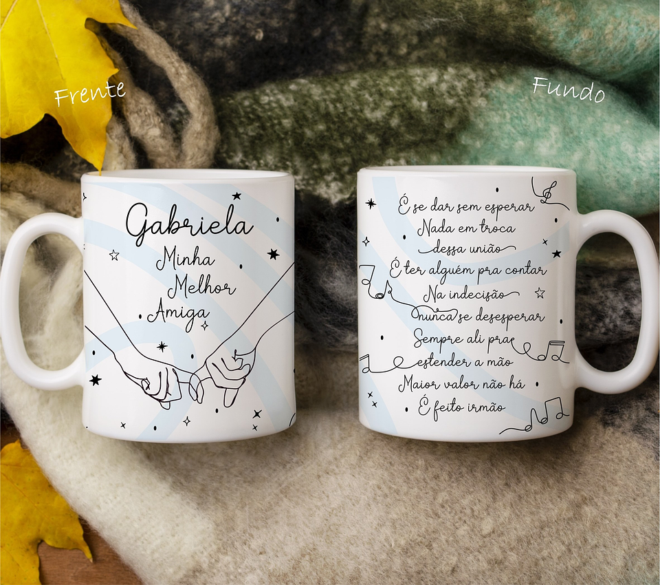 16 Artes para Caneca Amizade Minimalista Arquivo em Jpg 4