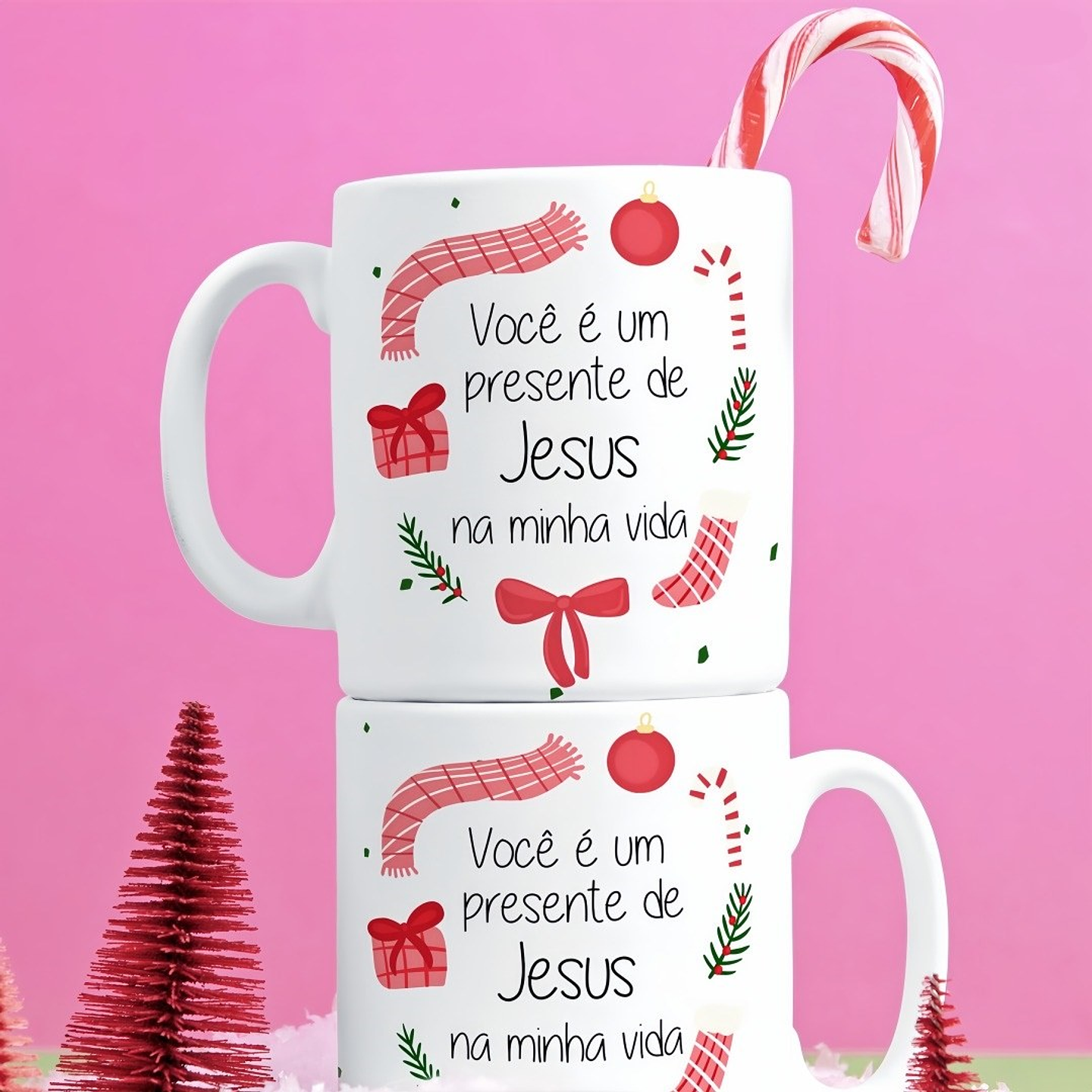 Arte Caneca Você é um presente de Jesus na minha Vida Arquivo em Jpg  1