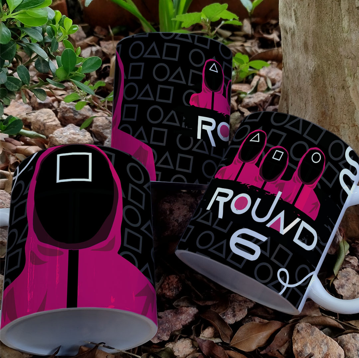 6 Artes para Caneca Roud 6 Mais Caderno Arquivo em Jpg 11