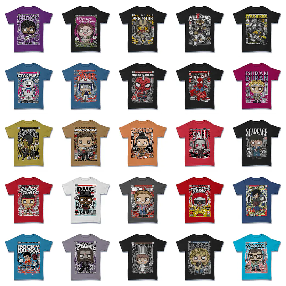 1500 Artes para Camisa Geek Desenhos Arquivo em Png 4