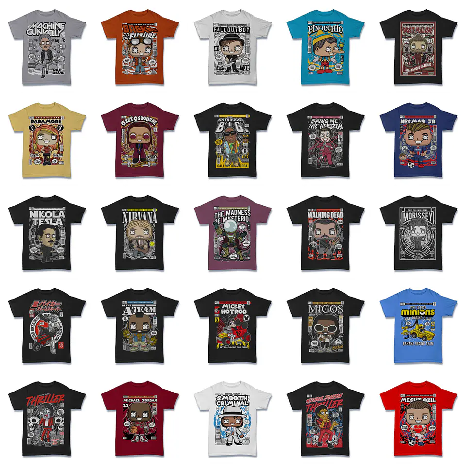 1500 Artes para Camisa Geek Desenhos Arquivo em Png 5