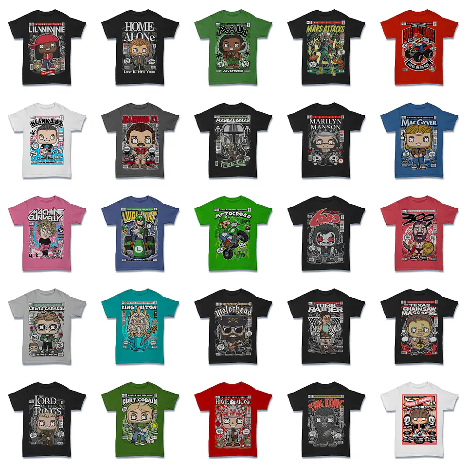 1500 Artes para Camisa Geek Desenhos Arquivo em Png 6