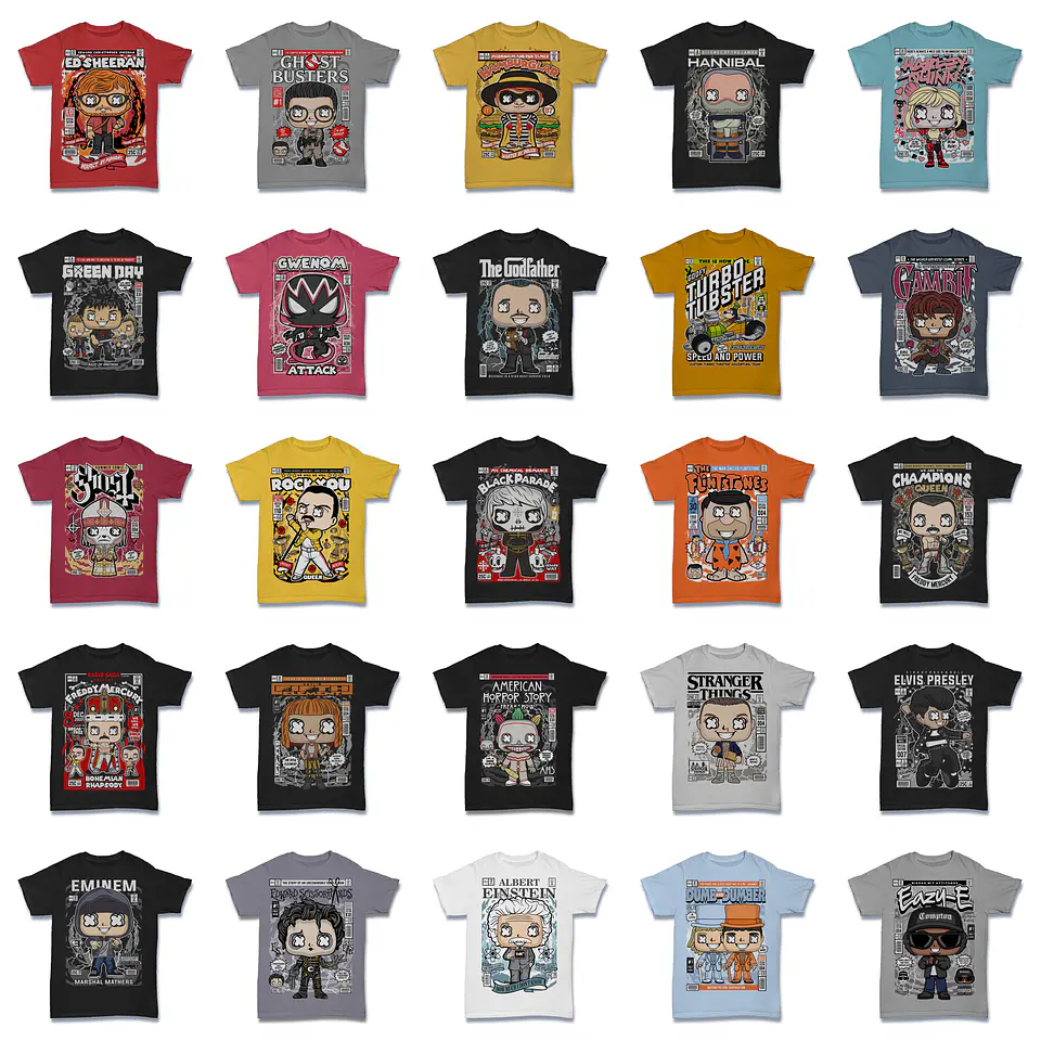 1500 Artes para Camisa Geek Desenhos Arquivo em Png 8