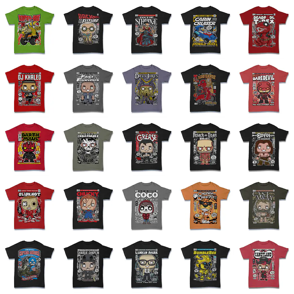 1500 Artes para Camisa Geek Desenhos Arquivo em Png 9