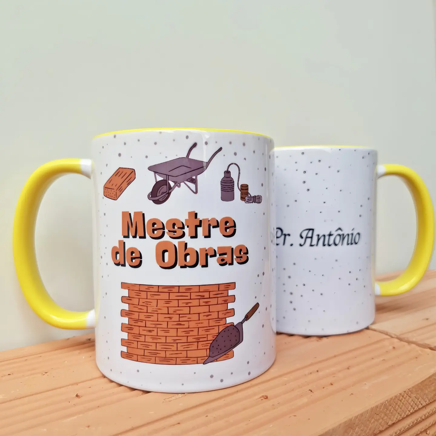 Artes para Caneca Profissão Mestre de Obras Arquivo em Jpg  1