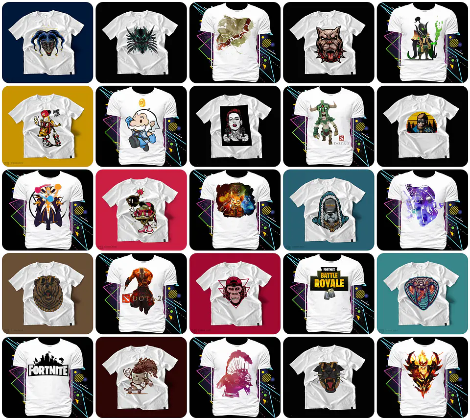 1500 Artes para Camisa Geek Desenhos Arquivo em Png 10