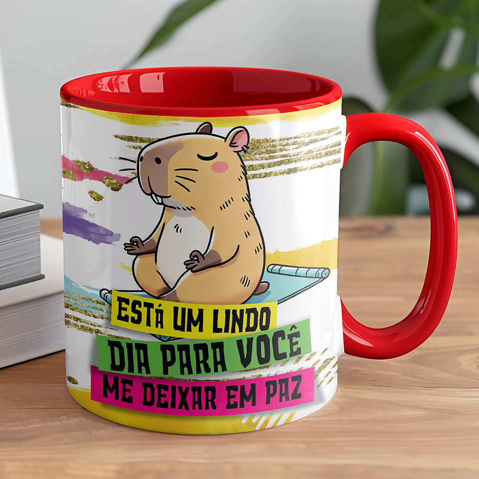 5 Artes para Caneca Capivara Arquivo Editável 3