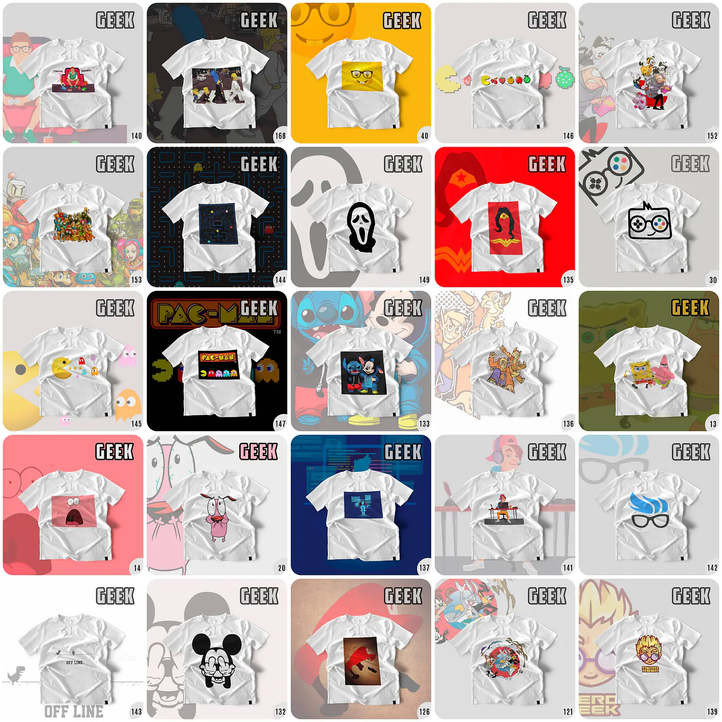 1500 Artes para Camisa Geek Desenhos Arquivo em Png 18