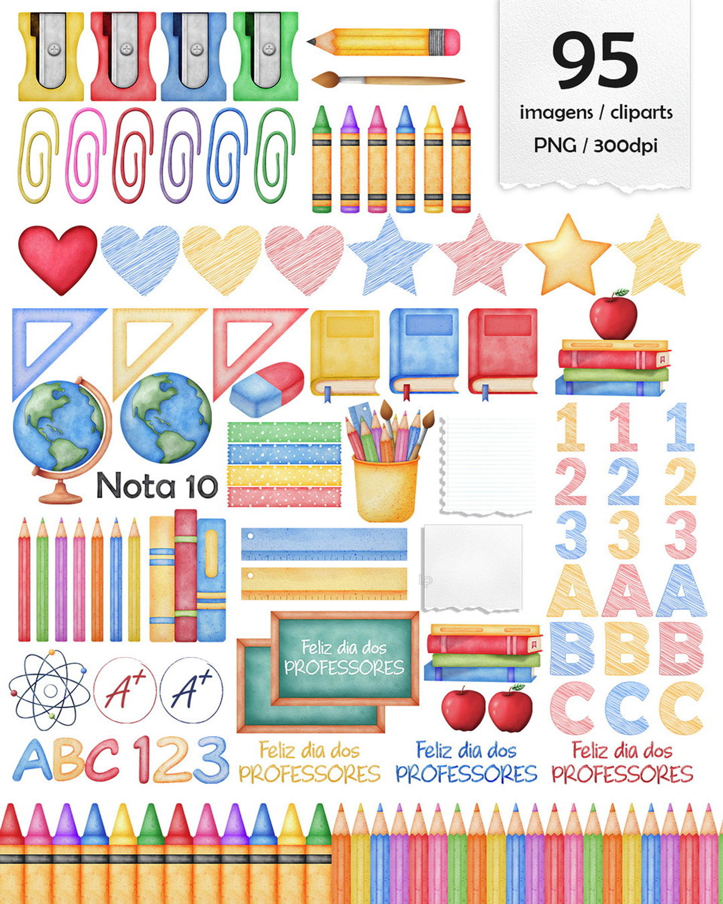 Kit Digital Dia dos Professores em Png  4