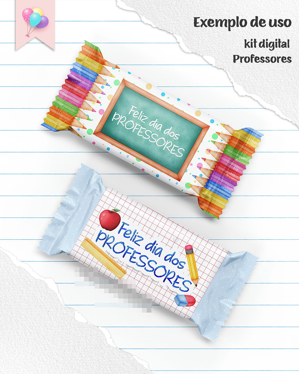 Kit Digital Dia dos Professores em Png  5