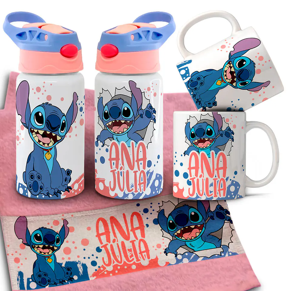 Arquivo para Personalização Volta as Aulas Garrafinha Toalhinha e Caneca Arquivo Editável 9
