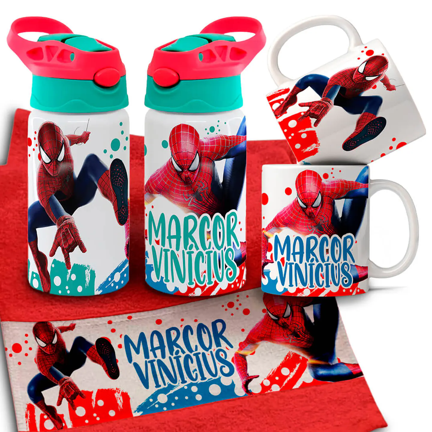 Arquivo para Personalização Volta as Aulas Garrafinha Toalhinha e Caneca Arquivo Editável 18