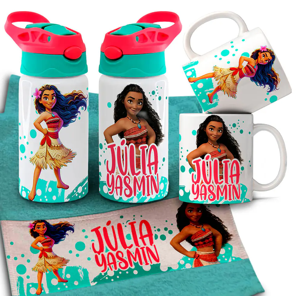 Arquivo para Personalização Volta as Aulas Garrafinha Toalhinha e Caneca Arquivo Editável 31