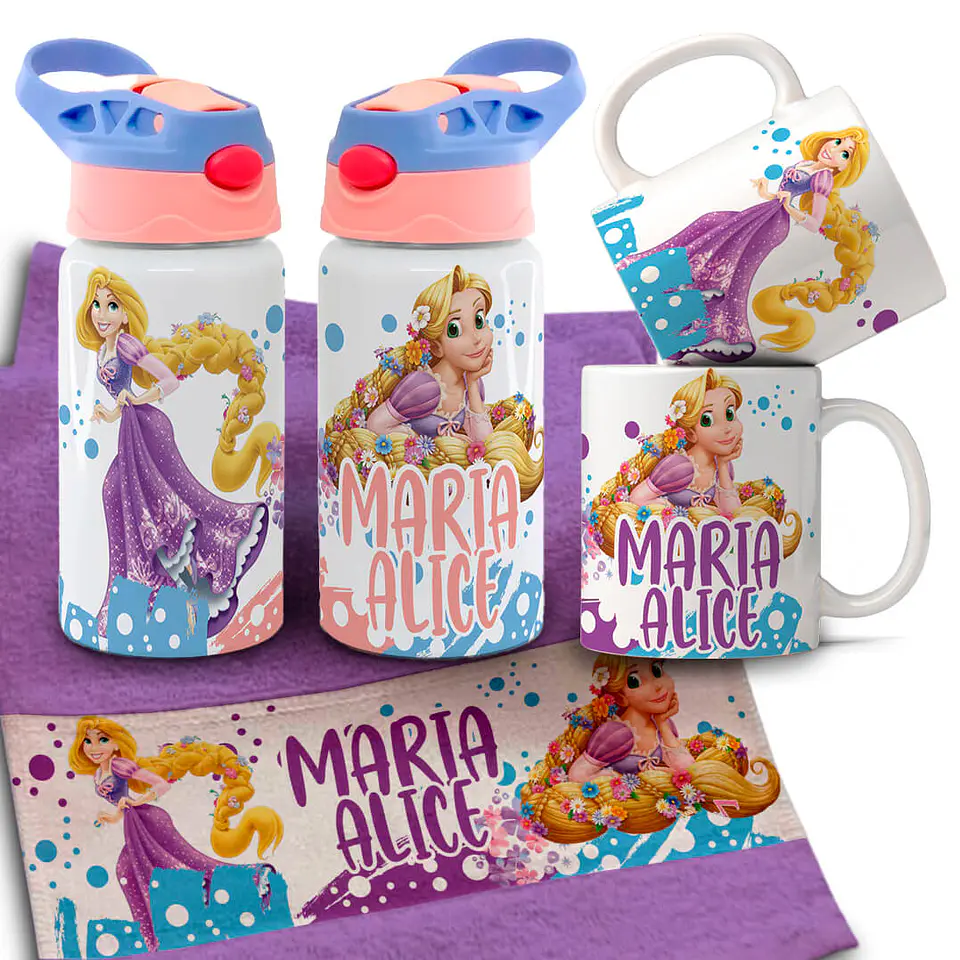Arquivo para Personalização Volta as Aulas Garrafinha Toalhinha e Caneca Arquivo Editável 33