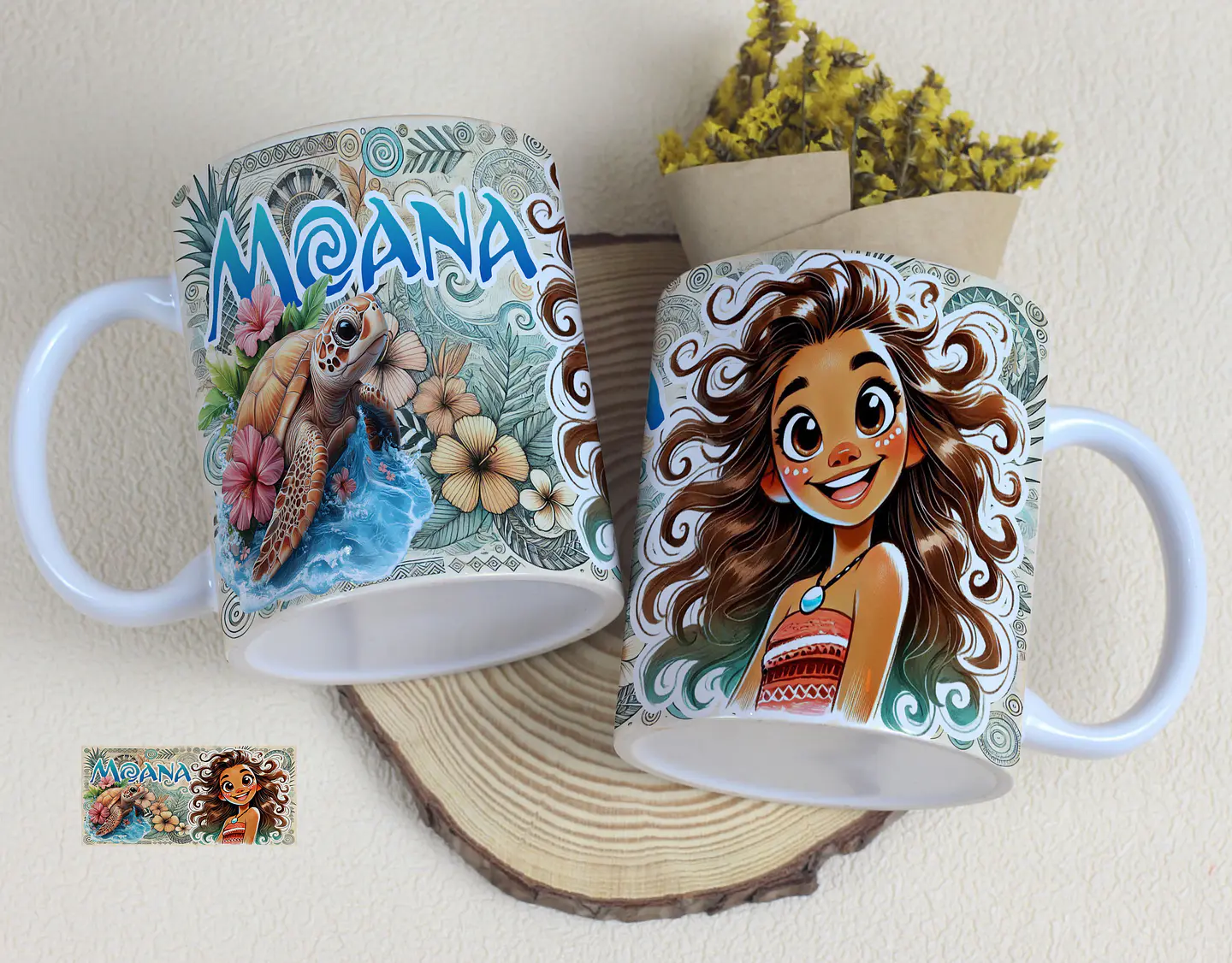 11 Artes para Caneca Moana Arquivo Editável 4