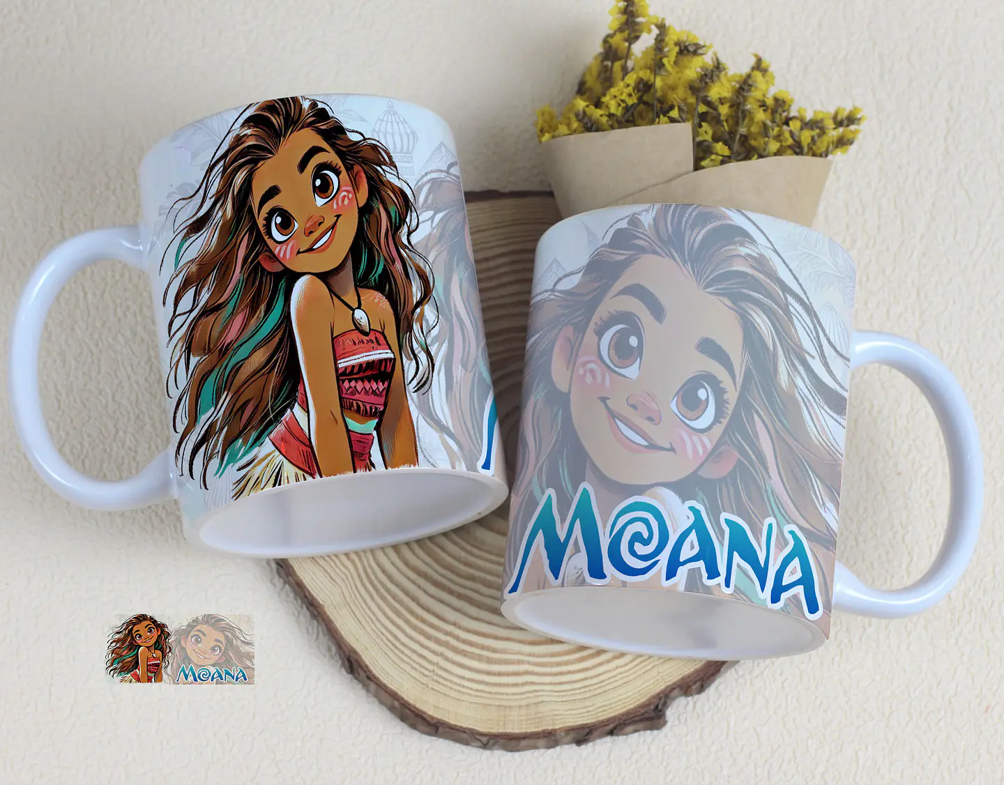 11 Artes para Caneca Moana Arquivo Editável 6