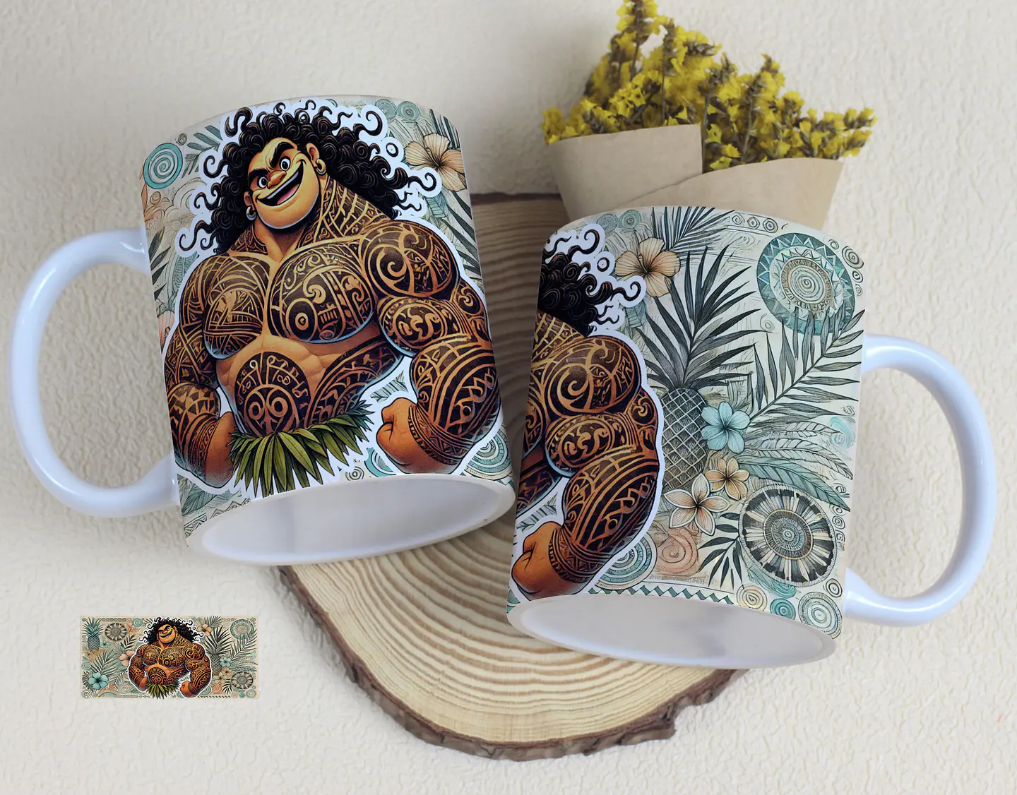 11 Artes para Caneca Moana Arquivo Editável 9