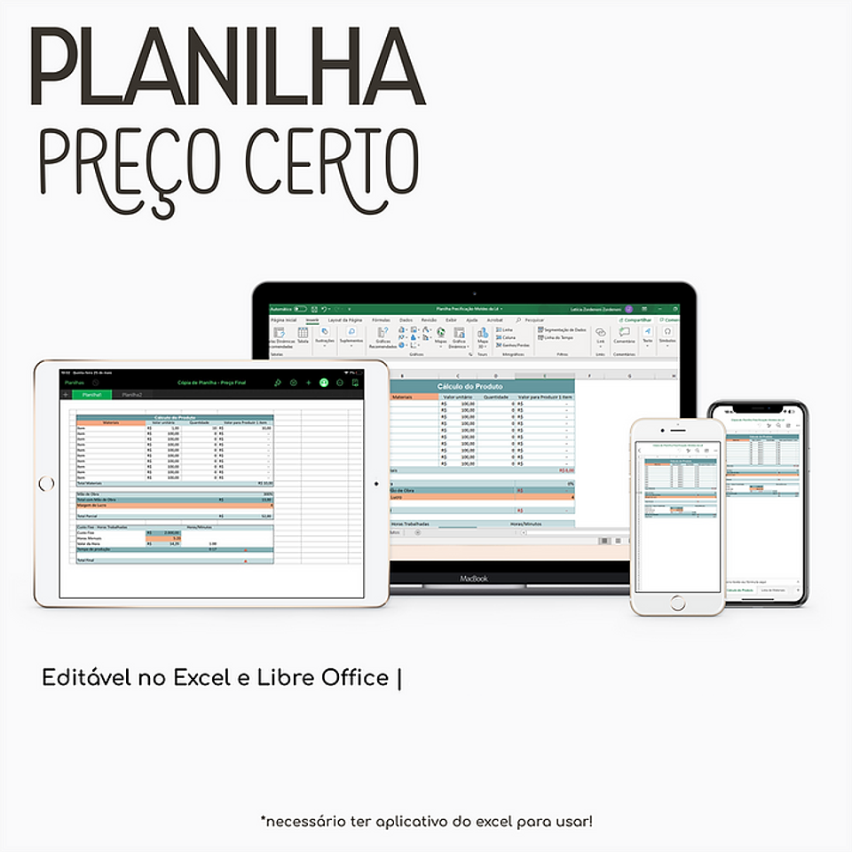 Arquivo Planilha Controle de Caixa Pedidos e Produtos em Excel 5