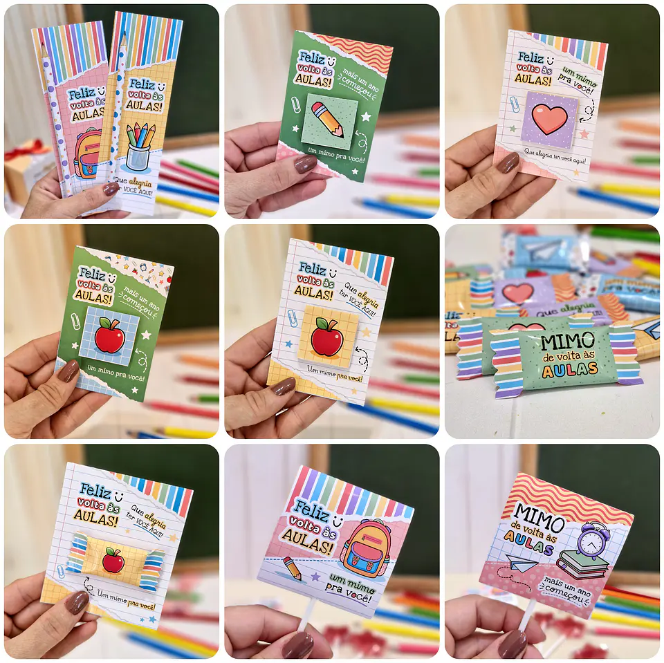 Arquivos de Corte Fofinhos Volta as Aulas para Imprimir 3