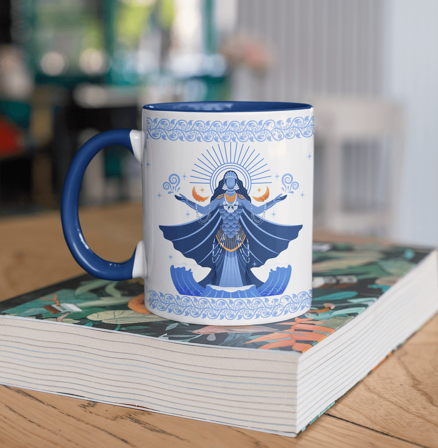 8 Artes para Caneca e Camisa Iemanja Arquivo Editável 1