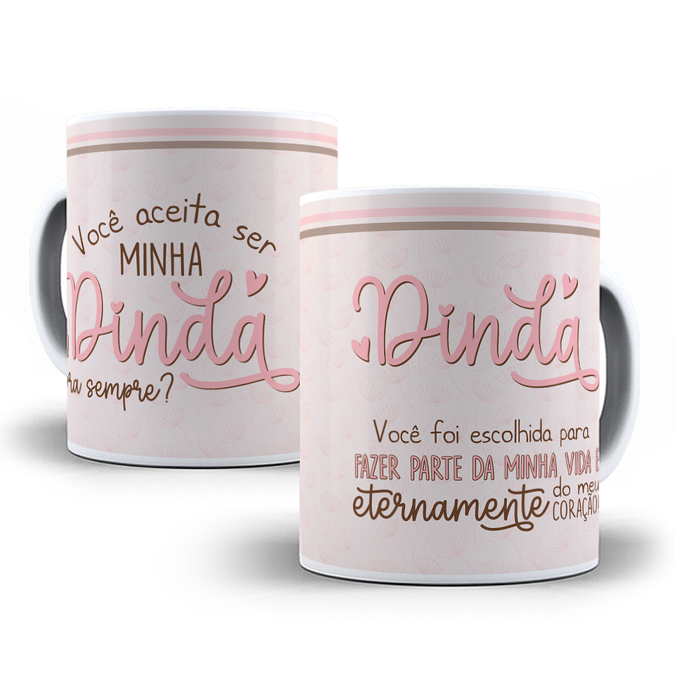 20 Artes para Caneca Dindos Dindas Madrinha Padrinho Arquivo Editável 3